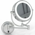 thumbnail image 2 of Kimball & Young  Neo Modern LED Lighted Wall Mirror, Brushed Nickel - Hardwired, 2 of 5