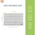 thumbnail image 4 of The Cat Ladies Cat Feeding Mat - Waterproof & Dishwasher Safe Small Pet Eating Placemat - Cat & Dog Food Mats for Food and Water Bowl - Protect Floors from Mess - Tribal Print, 4 of 6