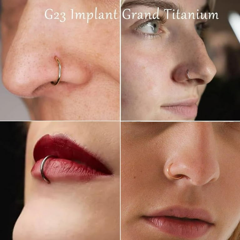 20g Nose Nose Piercing Titanium Jewelry Nose Piercing 20g 20g Nose