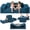 Blue, variant on 7-Piece Modular Kids Play Couch Indoor Toddler Sofas with Removable Cover& Easy to Clean for Living Room and Playroom Gray