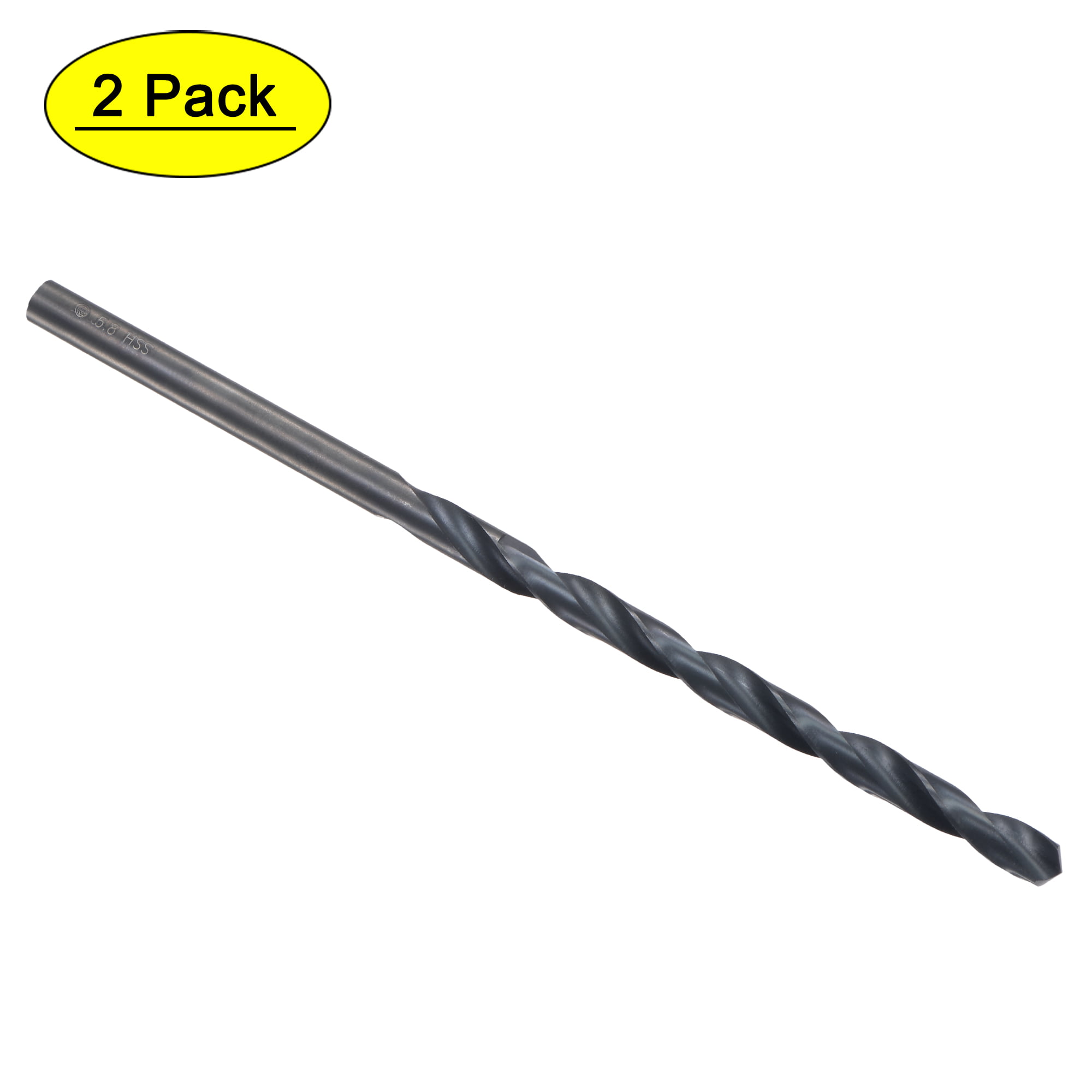 *Top Quality Pack of 3 4.2mm M2 Steel Ground flute HSS extra long drill bit 