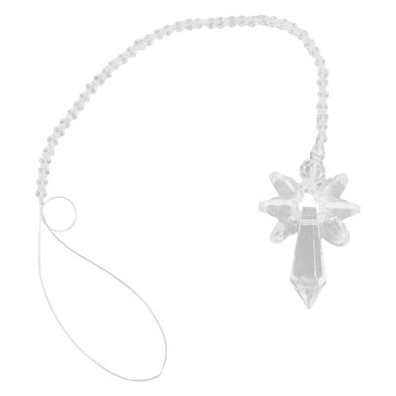 Modern Angel Chakra Car Charm Pendant for Auto Rear View Mirror Hanging Decor -Transparent