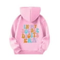 thumbnail image 2 of Double Digits Birthday Hooded Sports Jacket Athletic Pullover Sweatshirt With Pocket For Girls, 2 of 7