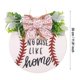 thumbnail image 3 of Cartel de bienvenida con motivo de béisbol para la puerta principal. Adornos para la puerta principal. Cartel de regalo con motivo de béisbol para la puerta., 3 of 8