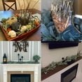 thumbnail image 6 of 2 Pcs Artificial Flocked Lambs Ear Garland - 6Ft/Piece Soft Faux Vine Greenery and Leaves for Framhouse Mantle Decor, 6 of 6
