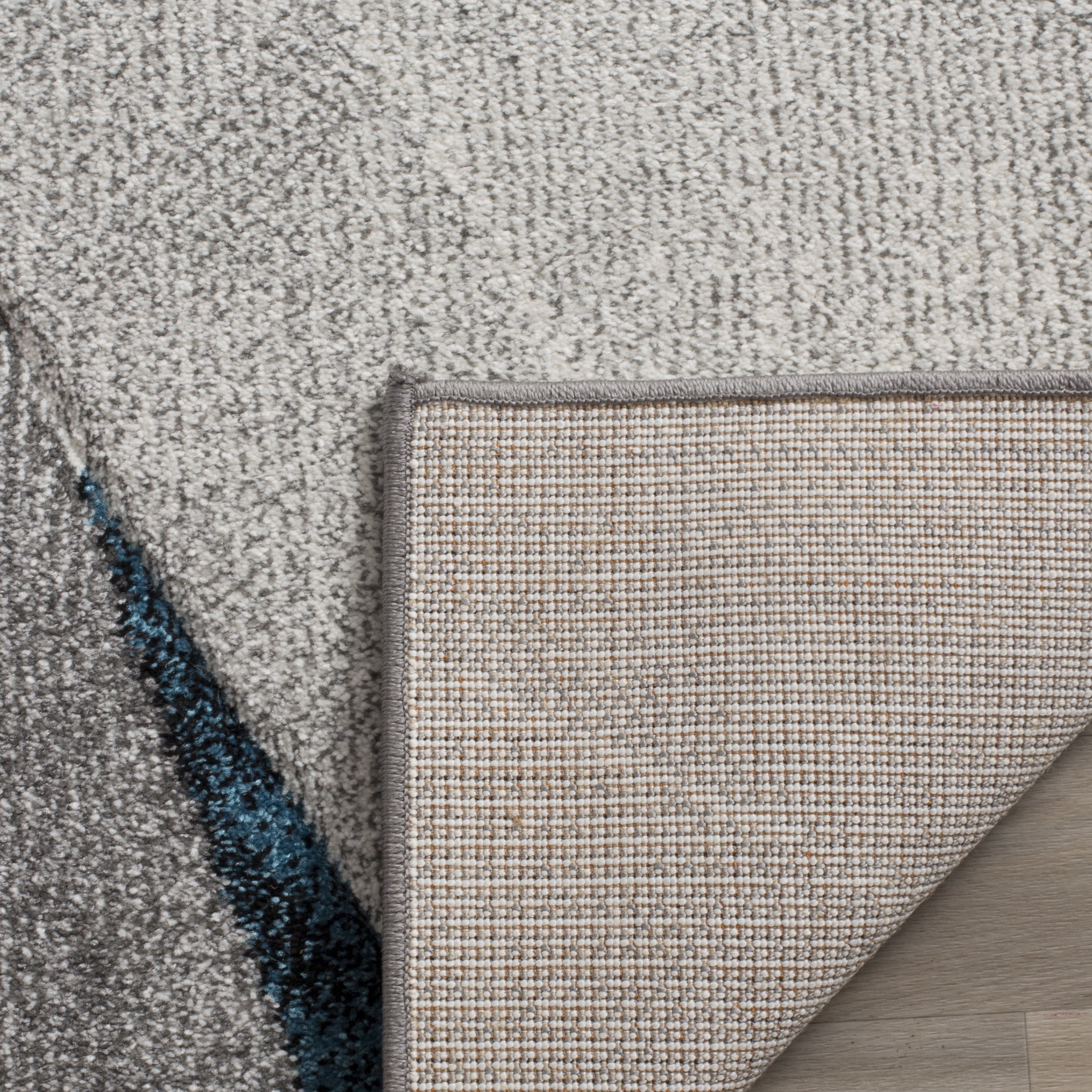 Safavieh Hollywood Jennifer Abstract Area Rug, Gray/Teal, 9' x 12'