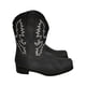 thumbnail image 2 of Oucaili - Botas vaqueras para mujer, estilo retro, bordadas, a media pantorrilla, punta cuadrada, botas vaqueras, 2 of 4