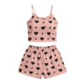 thumbnail image 5 of CQXIDFH Womens Pajama Sets Plus Size Sleeveless Tank and Shorts Pajama Set 2 Piece Soft Nightwear Soft Comfy Pj Sets, 5 of 9