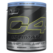 C4 Ultimate Pre-Workout Powder, Icy Blue Razz, 20 Servings