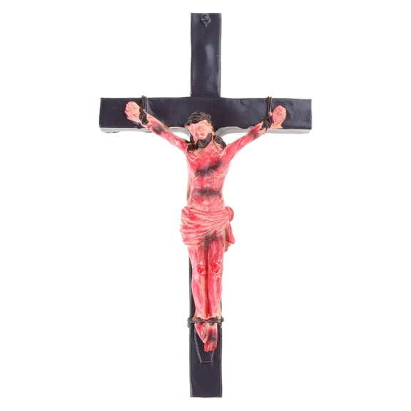 YIEMEEN Crucifix Wall Wooden Catholic Wall Hanging for Office Church Decorations Prayer Religious Gift