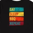 thumbnail image 4 of Inktastic Barbecue Grilling Eat Sleep BBQ Repeat Boys or Girls Long Sleeve Toddler T-Shirt, 4 of 5