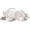Distressed White, variant on Check Snowflake 12-piece cutlery set, 4-person service, red