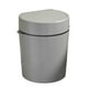 thumbnail image 2 of ¡Precios Locos!, Contenedor de basura de plástico con tapa a presión, blanco, beige, gris, cubo de basura de plástico, papelera para el hogar, la cocina, el baño, el garaje Akmoler, 2 of 9