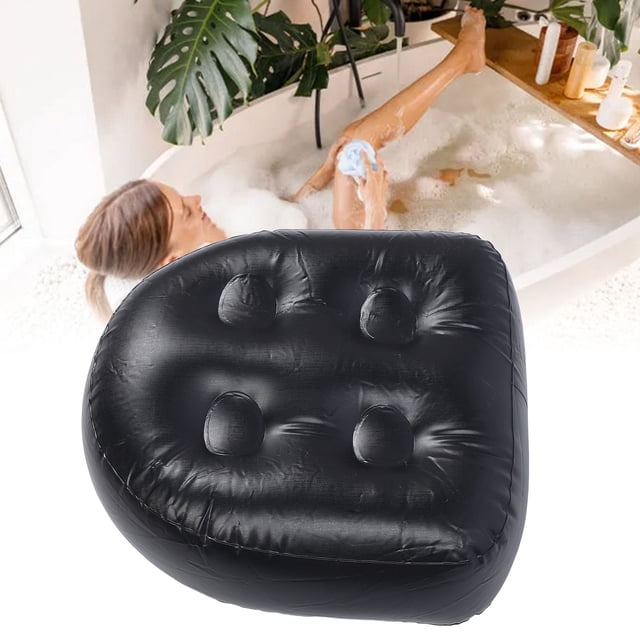 Inflatable Bathtub Spa Pillow, Adjustable Inflatable Hot Tub Chair, Dual Purpose Bathtub Backrest Pillow, Water Resistant, Suitable for Spas, Pools
