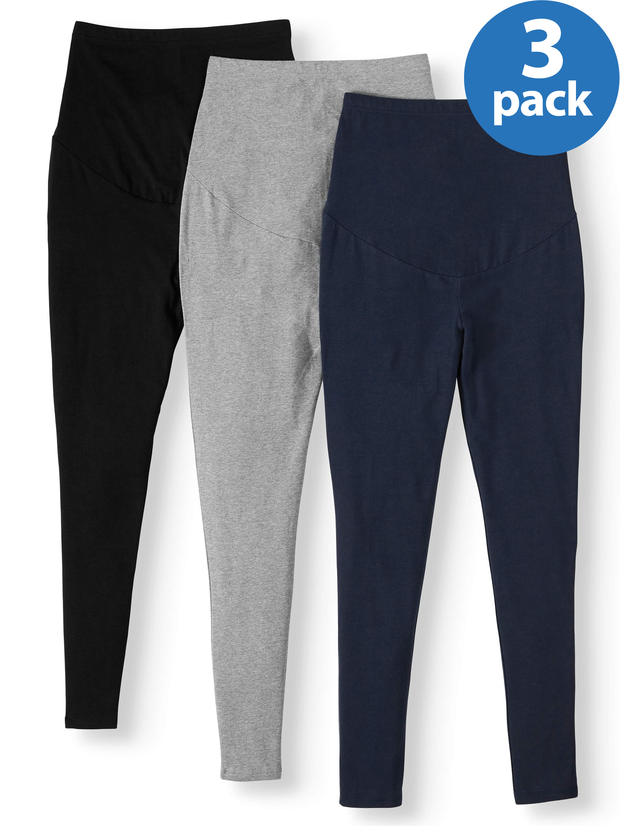 Time and Tru Maternity Legging, 3 Pack