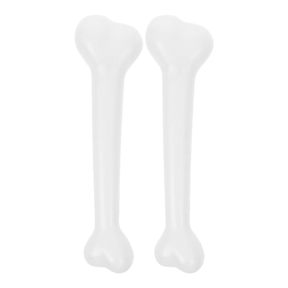 2pcs Realistic Halloween Plastic Bones Simulated Human Skeleton Props For Spooky Decor Plastic Human Bone Tabletop Bone Ornament