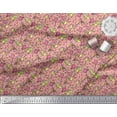 thumbnail image 3 of Soimoi Moss Georgette Fabric Wine & Beer Beverages Decor Fabric Printed Yard 42 Inch Wide, 3 of 3
