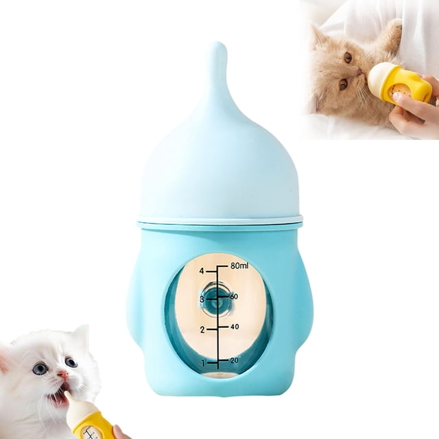 Biberon Réutilisable en Silicone Étanche pour Chiots et Petits Animaux avec Conception Sécurisée