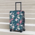 thumbnail image 3 of Wukai Lilies Flowers Elastic Luggage Cover: Personalized Protection for Your Suitcase - Fits 19~29-inch, Washable & Durable Travel Companion-Small, 3 of 8