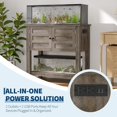 thumbnail image 2 of Aquarium Stand, 20-29 Gallon Fish Tank Stand Cabine Heavy Duty Turtle Tank Stand with Charging Station Up to 660 LBS, Stable Support, Anti-Tip Device, 2 of 8