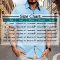 thumbnail image 3 of USNSM Mens Dress Shirts Short Sleeve Regular Fit Casual Button Down Shirt Inner Contrast Business Formal Pocket Shirt Green XXXL, 3 of 6