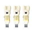 thumbnail image 1 of 3pcs  Lid Brush Multi-Functional Cleaning Brush Bottle Nipple Rim Fluted Cup Brush Beige, 1 of 6