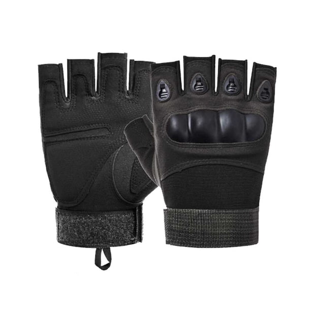 Greeniant 1 par de guantes de medio dedo para montañismo, levantamiento de pesas, guante acolchado ajustable sin dedos, equipo deportivo para Type2 NO2
