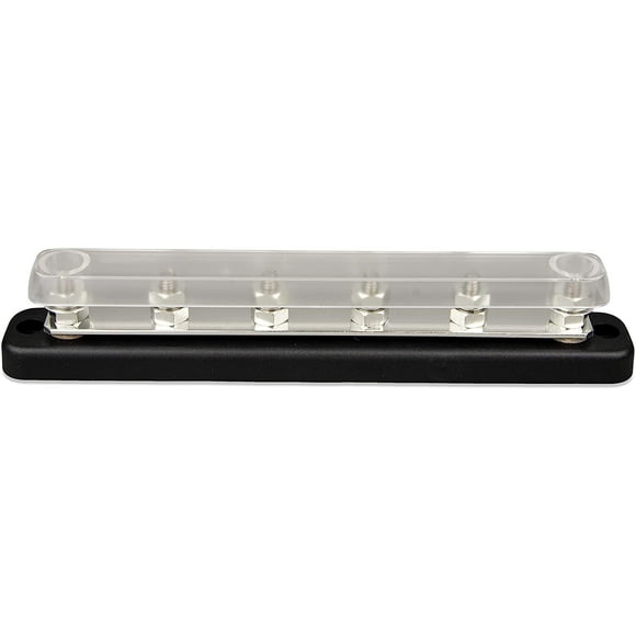 Victron Energy Busbars 150 amp 70VDC, 6 High Current Connections Terminals with Cover