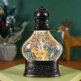thumbnail image 6 of Tyidzon Snow Globe Lantern Lighted Christmas Deer Water Lantern Swirling Glittering Home Christmas Decorations Gift, Battery Operated 5.7 Inch, 6 of 8