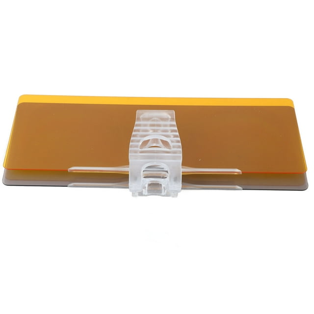 Bloqueador Solar Antideslumbrante, Visera Solar Anti UV De Doble Uso Para Día Y Noche, Color Negro Y Amarillo, Giratoria 2 En 1 Para Coche