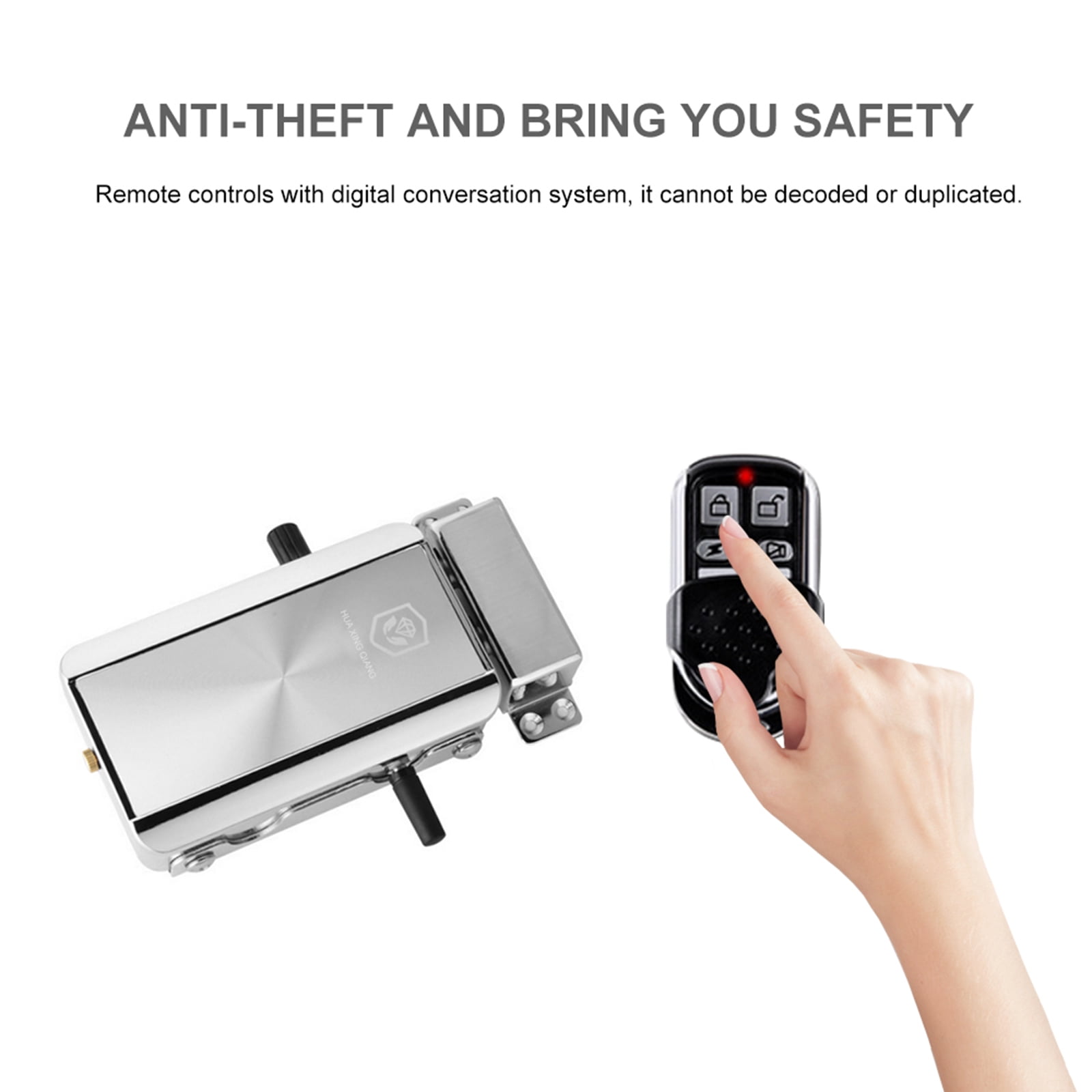 Carevas WiFi Smart Home Door Lock Kit EWelink Remote Control Keyless Entry Electronic Lock Smart