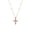 F, variant on Birthstone Necklace Women, Cross Necklace for Women, Cubic Zirconia Cross Pendant Necklace, Dainty Jewelry Gifts, Black