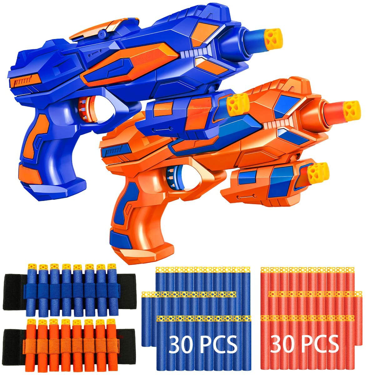 okk Blaster Toy Pistol for Boys Blaster Pistol with 60 PCS Foam Darts Bullets and One Shooting Target Soft Bullet Pistol for Kids Birthday Gifts Party Supplies Toys for 4 5 6 7 8 Year Old Boys Girls 