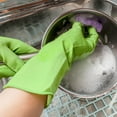 thumbnail image 5 of ForPro Natural Rubber Gloves, 6 Pairs Reusable Multi-Purpose Household Cleaning Gloves with Soft Inner Lining, Waterproof & Chemical-Resistant, Lime Zest, Medium, 5 of 7