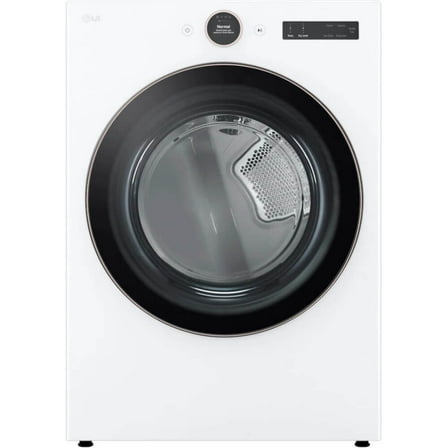 LG DLEX6500W 7.4 Cu. Ft. White Front Load Smart Electric Dryer