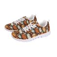 thumbnail image 6 of HELLHERO Pumpkin and Maple Leaf Pattern Breathable Running Sneakers for Men, Mesh Walking Mesh Sneakers for Gym, 6 of 11