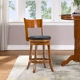 thumbnail image 3 of Boraam Palmetto Swivel Counter Height Stool 24", Multiple Colors, 3 of 3