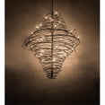 thumbnail image 1 of Meyda 189763 72 in. Cyclone 36 Light Chandelier - Silver & Black, 1 of 4