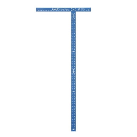 

1 PC-Empire 410-48 Hi Vis Drywall T-Square Aluminum Blue 48 Inch L