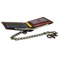 thumbnail image 4 of Brown Vintage Leather Mens Biker's Chain Wallet Trucker Motorcycle Bifold or Trifold, 4 of 9