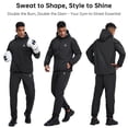 thumbnail image 3 of Traje de sauna para hombre, sudadera deportiva para bajar de peso, 3 of 6