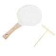 thumbnail image 1 of Indian Griddle Pan, Flat Frying Pan Multifunctional Even Heat Conduction  Aluminum Alloy  for Restaurants, 1 of 7