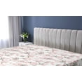 thumbnail image 5 of Ambesonne Cherry Blossom Fitted Sheet, Soft Flowers Spring, Full Size, Blush Evergreen and Taupe, 5 of 5