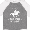 thumbnail image 4 of Inktastic Team Roper in Training Cowboy Boys Long Sleeve Baby Bodysuit, 4 of 5