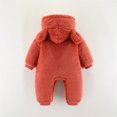 thumbnail image 4 of Timegard Baby Onesie Winter Fleece Thick Hoodies Newborn Unisex Comfy Cute Rompers Toddler Soft Clothes, 4 of 4