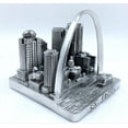 thumbnail image 3 of St Louis 3D City Famous Building Model Statue Souvenir Decoration for Home Office Silver 4”, 3 of 5