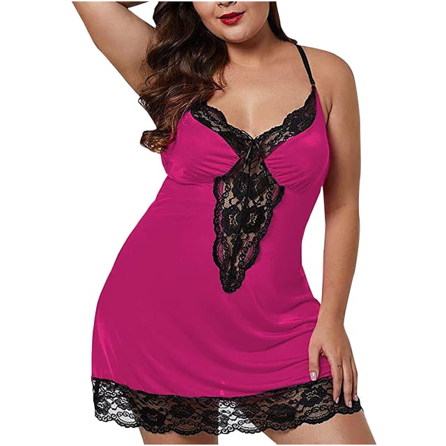 Birdeem Pyjama Aguichant en Dentelle pour Femme, Ensemble à Bretelles