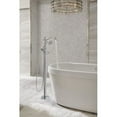 thumbnail image 7 of Delta Cassidy Traditional Floor Mount Tub Filler Trim - Less Handle, Polished Nickel, 7 of 7
