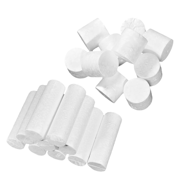 20 Pack DIY Cilindro de Espuma de Poliestireno Poliestireno Modelado Craft Boda Navidad Baby Shower DIY Escultura Artes Adornos