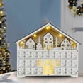 thumbnail image 4 of Countdown To Christmas Wooden LED Lighted Advent Calendar 24 Drawers, 4 of 9